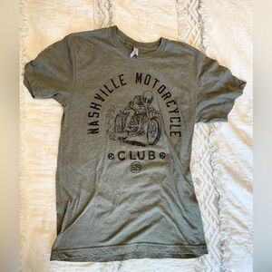 Project 615 Nashville Motorcycle Club Gray T Shirt Size Small